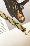 دستبند زنانه دستساز با منجوق دلیکا میوکی ژاپن طرح پوست ماری